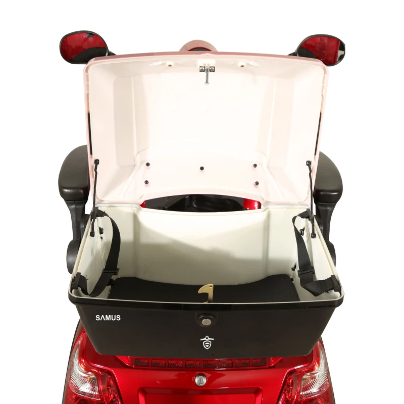 Cvadriciclu electric Samus Arizona-4R1-10T1000-60V20-Red, motor 1000 W, acumulator 60V 20Ah, autonomie 50 km, viteza maxima de 25 km/h, conform reglementarilor UE, fara permis