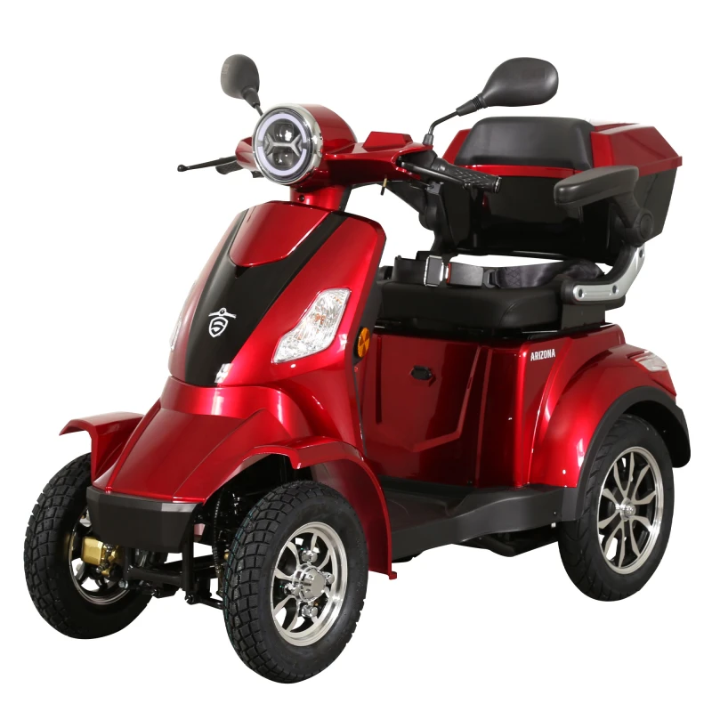 Cvadriciclu electric Samus Arizona-4R1-10T1000-60V20-Red, motor 1000 W, acumulator 60V 20Ah, autonomie 50 km, viteza maxima de 25 km/h, conform reglementarilor UE, fara permis