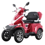 Cvadriciclu electric Samus Dallas-4R1-10T1000-60V20-Red, motor 1000 W, acumulator 60V 20Ah, autonomie 40 km, viteza maxima de 25 km/h, conform reglementarilor UE, fara permis