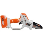 Electroferastrau telescopic cu acumulator RURIS 1424e Power Alfa UP, sina 10 cm, lant 3/8 inch, 1.3 mm, brat 129-170 cm, 1 x Li-Ion 20V, 4Ah, incarcator