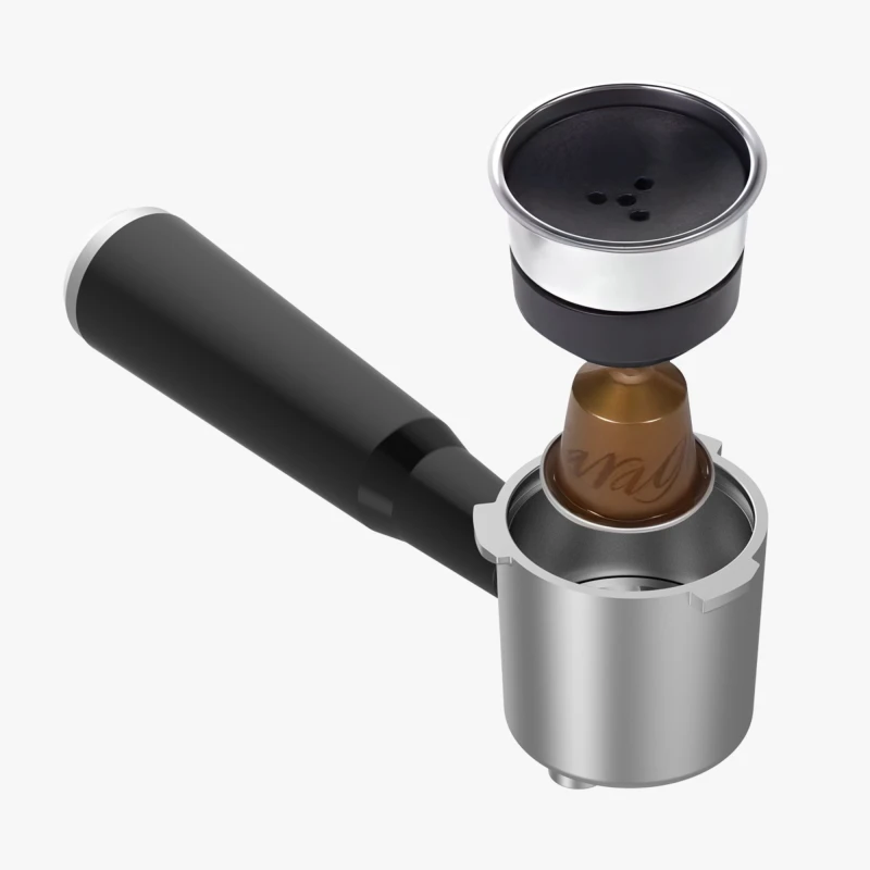Espressor cafea, Samus Cafe Luxe 20 K, cafea macinata + capsule, 20 bar, 1350 W, capacitate 1.5 litri, rezervor lapte, 8 bauturi presetate, afisaj digital tactil, tehnologie Thermalblock, curatare automata