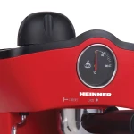 Espressor manual Heinner HEM-200RD, 800W, 3.5 bar, 0.25L, cappuccino, spumare lapte