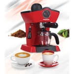 Espressor manual Heinner HEM-200RD, 800W, 3.5 bar, 0.25L, cappuccino, spumare lapte