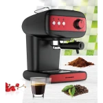 Espressor manual Heinner Red Boquette HEM-1100BKRD, 850W, 15 bar, 1.25L, cappuccino, spumare lapte
