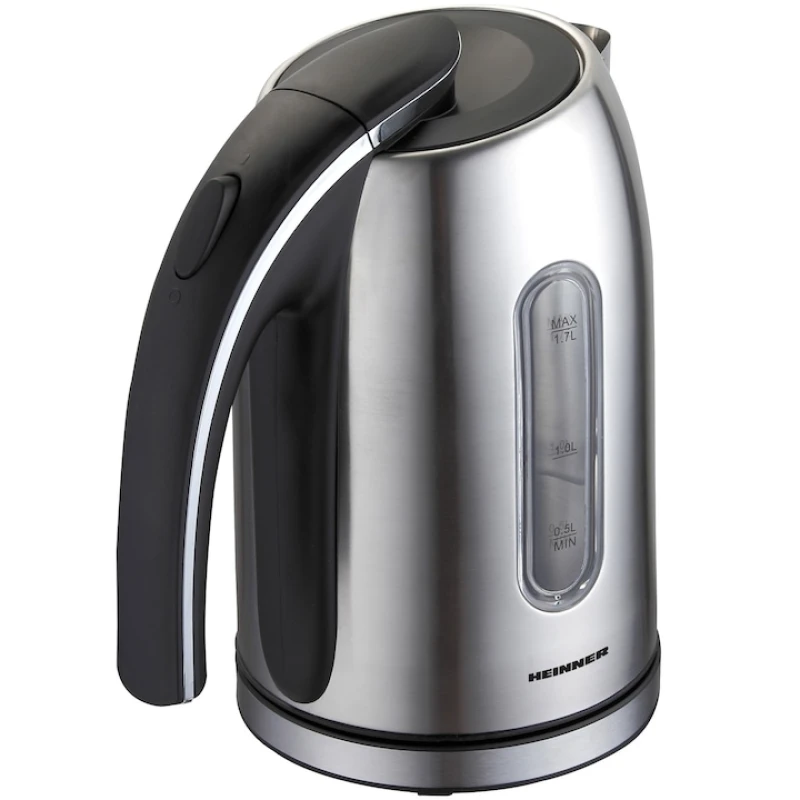 Fierbator Heinner Imenium PF-70, 1.7L, 2200W, inox, baza rotativa 360°, oprire automata