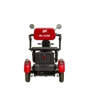 Triciclu electric persoane BLADE VIVA 14, 500W, 60V 20Ah, autonomie 50 km, viteza maxima de 25 km/h, conform reglementarilor UE, fara permis, Rosu-Negru