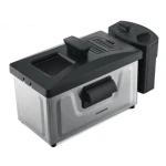 Friteuza Heinner HDF-1800SS, 1800W, 3L, capacitate 500g, timer 30 min, termostat reglabil, inox