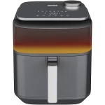 Friteuza cu aer cald Heinner CrispSteam Elite HAF-H7DLST1800, 1800W, 6.7L, 8 programe, functie Spray Apa, incalzire sus-jos, gri antracit