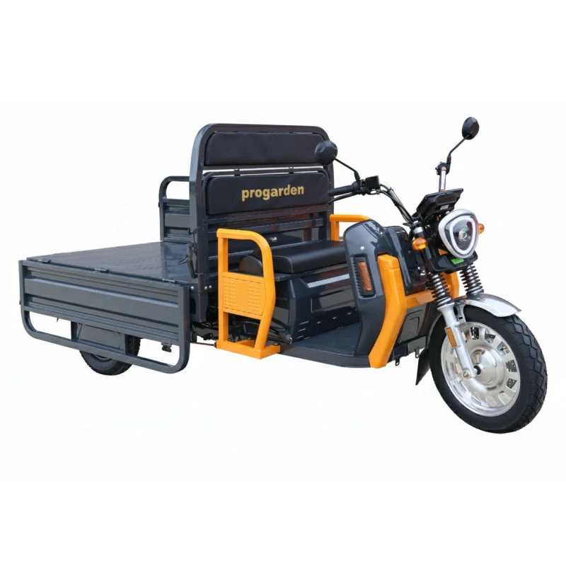 Triciclu Electric Cargo Progarden TRIVO 3000, 72V, 58Ah, incarcator inclus, putere 3000W, viteza maxima de 25 km/h, conform reglementarilor UE, fara permis, autonomie 80km