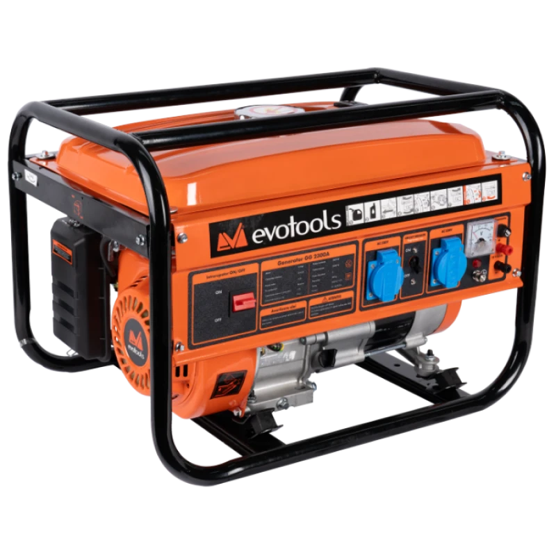 Generator pe Benzina GG2200-1 EvoTools 2200W, 230V, Motor 4 Timpi 7 CP, Rezervor 13 L