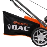Masina de tuns gazon/iarba autopropulsata pe benzina Ruris Dac 110XLS, putere 3.3 CP, 131 CC, 4 timpi, 40 cm latime lucru, 5 trepte de taiere, inaltime taiere 25 - 65 mm, sac colector 45 L
