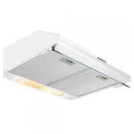 Hota traditionala Heinner CH-400, 60 cm, 2 motoare, 326.4 m3/h, Clasa C, LED, alb