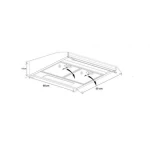 Hota traditionala Heinner CH-400, 60 cm, 2 motoare, 326.4 m3/h, Clasa C, LED, alb