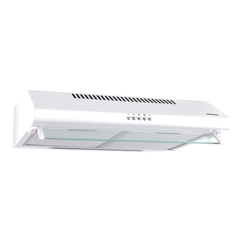 Hota traditionala Heinner CH-400, 60 cm, 2 motoare, 326.4 m3/h, Clasa C, LED, alb