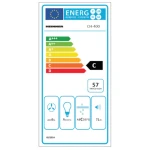 Hota traditionala Heinner CH-400, 60 cm, 2 motoare, 326.4 m3/h, Clasa C, LED, alb