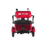 Triciclu electric Blade TRIP X2 2000 W, autonomie pana la 70 km, baterie plumb- acid 72 V 20 Ah, viteza maxima de 25 km/h, conform reglementarilor UE, fara permis, Rosu-Negru