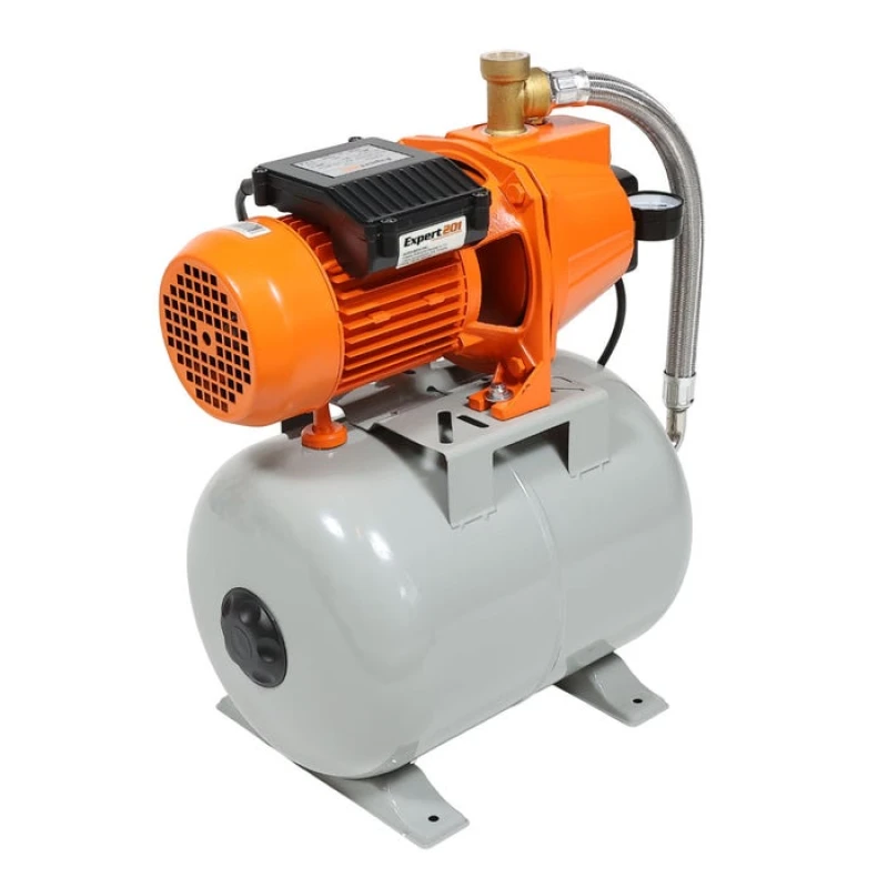 Hidrofor Ruris Expert 201, cu pompa din fonta + vas 24 L + presostat + manometru + racord flexibil antivibrant, 900 W