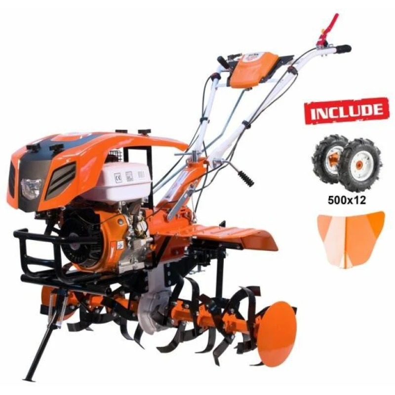 Motocultor RURIS 915K, 15 CP, 4 timpi, 420 cc + roti cauciuc + rarita