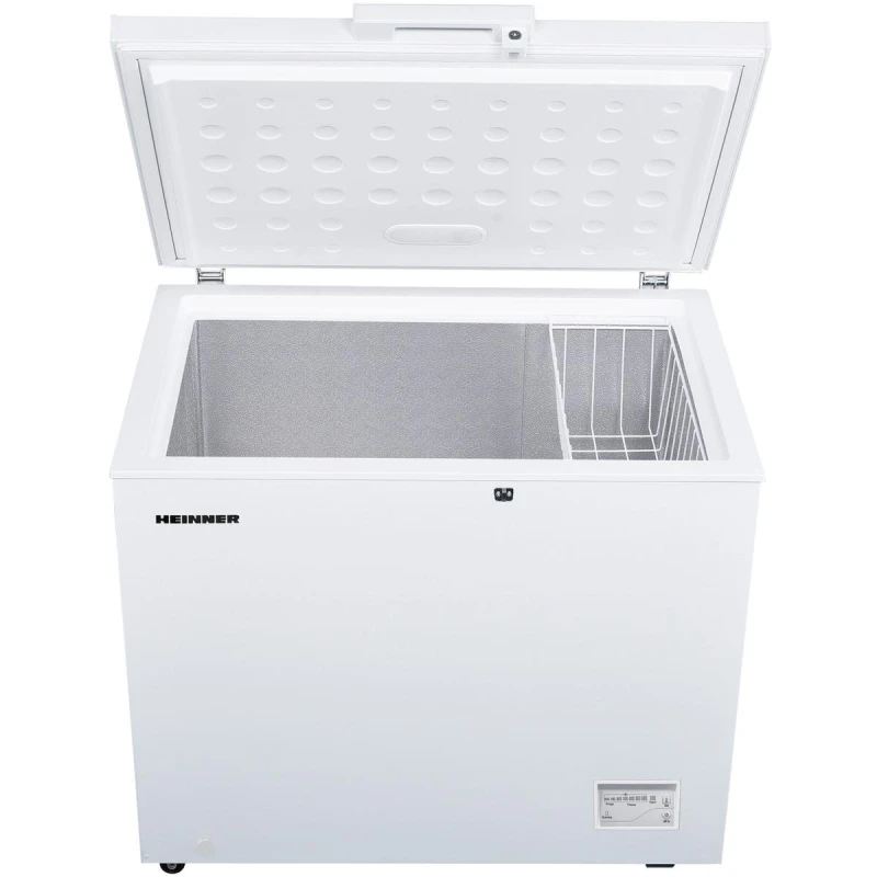 Lada frigorifica Heinner HCF-246CNHE++, 246 L, Clasa E, Compresor inverter, Control electronic, Iluminare LED, Functionalitate frigider