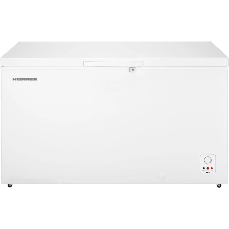Lada frigorifica Heinner HCF-HS420E++, 420 l, Clasa E, Control mecanic, Incuietoare