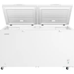 Lada frigorifica Heinner HCF-M508INVCE++, 508L, Compresor Inverter, Frigider/Congelator, Clasa E, alb