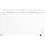 Lada frigorifica Heinner HCF-M508INVCE++, 508L, Compresor Inverter, Frigider/Congelator, Clasa E, alb
