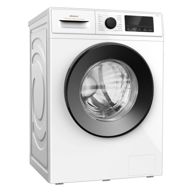Masina de spalat rufe Albalux AXWGI1472, 7 kg, 1400 rpm, Motor Inverter, Clasa A, 16 programe, Steam