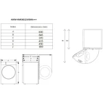 Masina de spalat rufe Slim Heinner HWM-HME6012IVSMA+++, 6 kg, 1200 rpm, Motor Inverter, Clasa A, 15 programe, alb