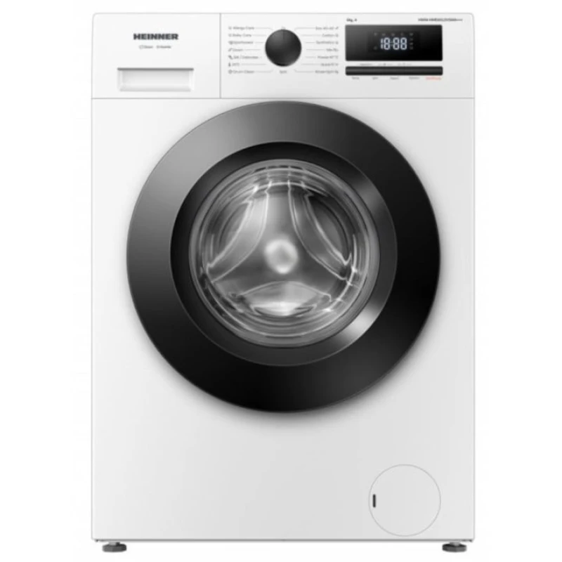 Masina de spalat rufe Slim Heinner HWM-HME6012IVSMA+++, 6 kg, 1200 rpm, Motor Inverter, Clasa A, 15 programe, alb