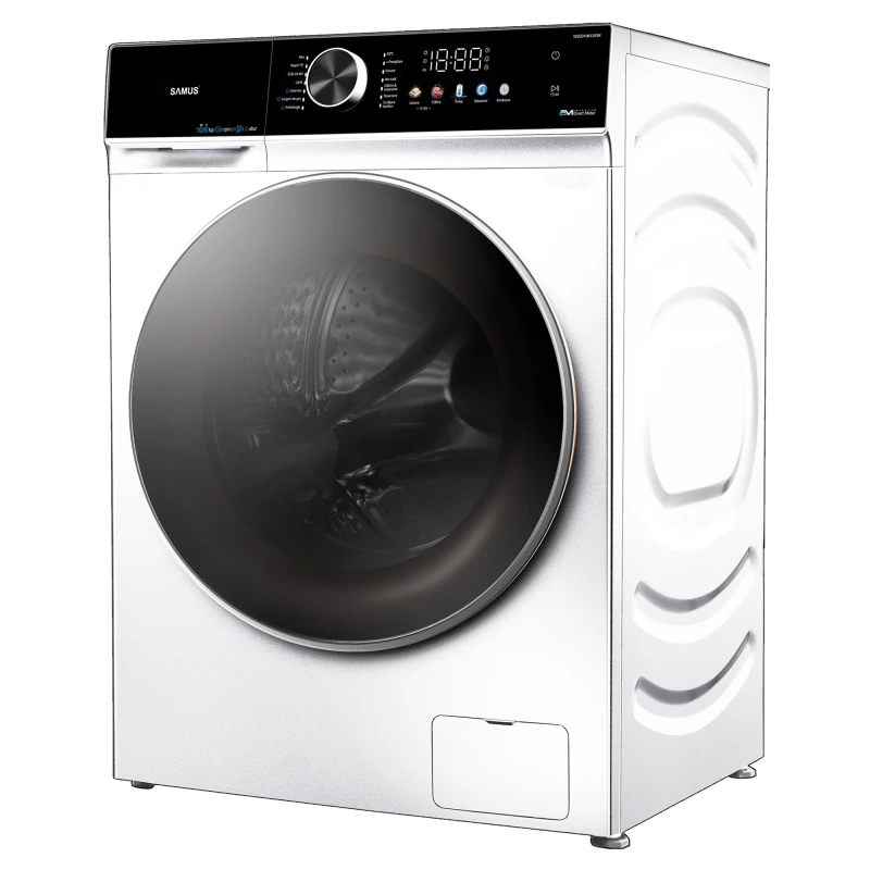 Masina de spalat rufe cu uscator Samus WSDD10612IDM, spalare 10 kg, uscare 6 kg, 1200 rpm, clasa A, 62.8 cm, motor inverter, reglare nivel uscare, incarcare cu rufe in timpul spalarii, control antispuma