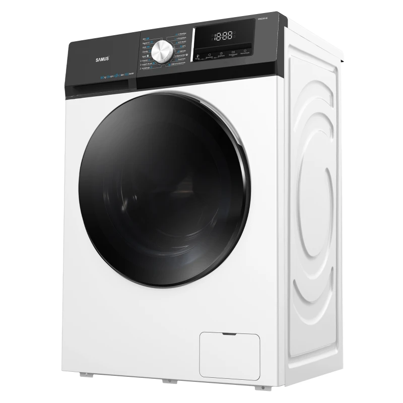 Masina de spalat rufe frontala Samus WSEDI9148, 9 kg, 1400 rpm, clasa A, 56 cm, motor inverter, curatare tambur