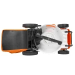 Masina de tuns gazon pe acumulator RURIS RXI 4744e, Brushless, 40V, 47 cm, autopropulsie, sac 65L, fara acumulatori