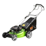 Masina de tuns iarba cu autopropulsie si mulcire EvoTools GLM1730 681598, 4 CP, 173 cm3, latime taiere 51 cm, sac 65L, verde