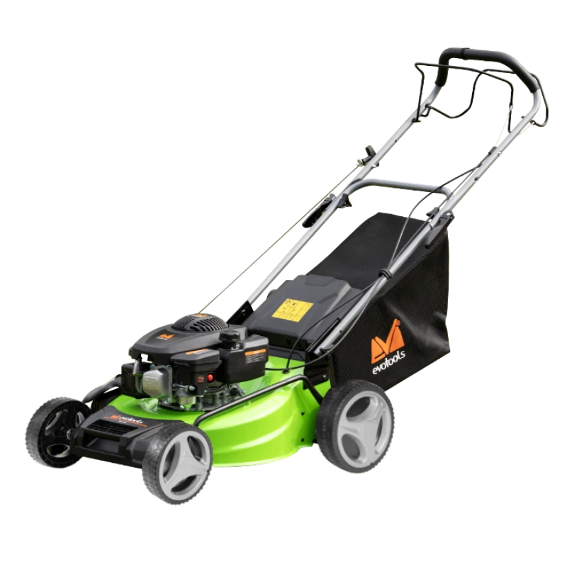 Masina de tuns iarba cu autopropulsie si mulcire EvoTools GLM1730 681598, 4 CP, 173 cm3, latime taiere 51 cm, sac 65L, verde