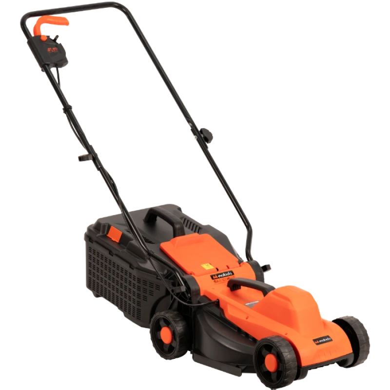 Masina de tuns iarba electrica EvoTools LM1200B 683311, 1200W, latime taiere 32 cm, sac 30L, 3 trepte