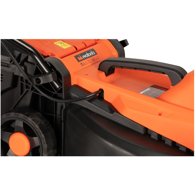 Masina de tuns iarba electrica EvoTools LM1200B 683311, 1200W, latime taiere 32 cm, sac 30L, 3 trepte