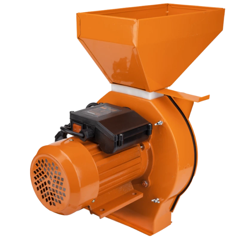 Moara electrica cu ciocanele EvoTools 647123, 1100W, 180 kg/h, 2850 rpm, 4 site, 20 cutite, bobinaj cupru