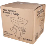 Moara electrica pentru cereale si furaje EvoTools 679846, 1100W, 2850 rpm, 4 site, 20 cutite