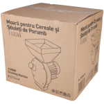 Moara electrica pentru cereale si stuleti de porumb EvoTools, 1100W, 2850 rpm, 4 site, 20 cutite