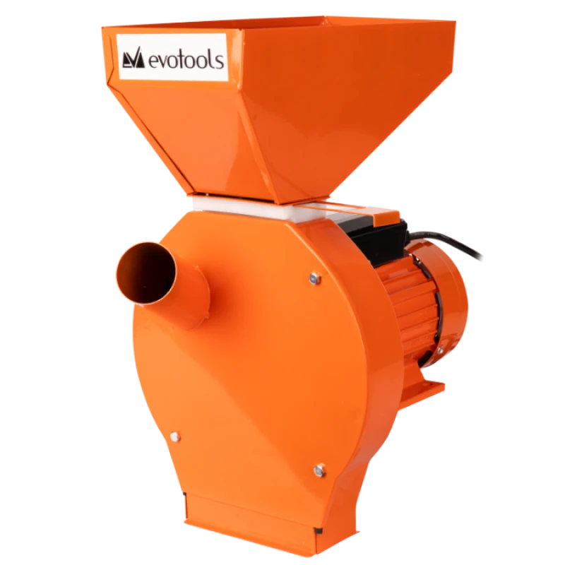 Moara electrica pentru cereale si stuleti de porumb EvoTools 684375, 1100W, 240 kg/h, 2850 rpm, 3 site