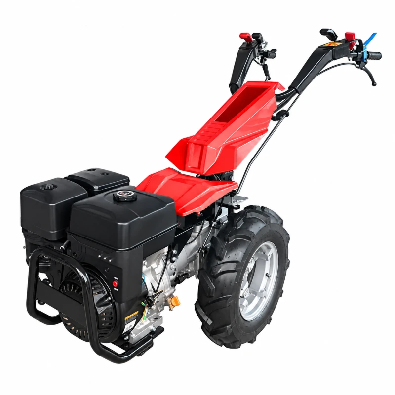 Motocultivator Multifunctional Bisonte BTA-MF400, 15 CP, motor 4 timpi, 3+3 viteze, priza de putere, roti 5.00-10