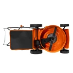 Masina de tuns gazon/iarba autopropulsata pe benzina Ruris Dac 110XLS, putere 3.3 CP, 131 CC, 4 timpi, 40 cm latime lucru, 5 trepte de taiere, inaltime taiere 25 - 65 mm, sac colector 45 L