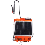 Pompa de stropit cu acumulator si panou solar EvoTools 679223, 16L, 12V 8Ah, panou solar 15W, 4 duze