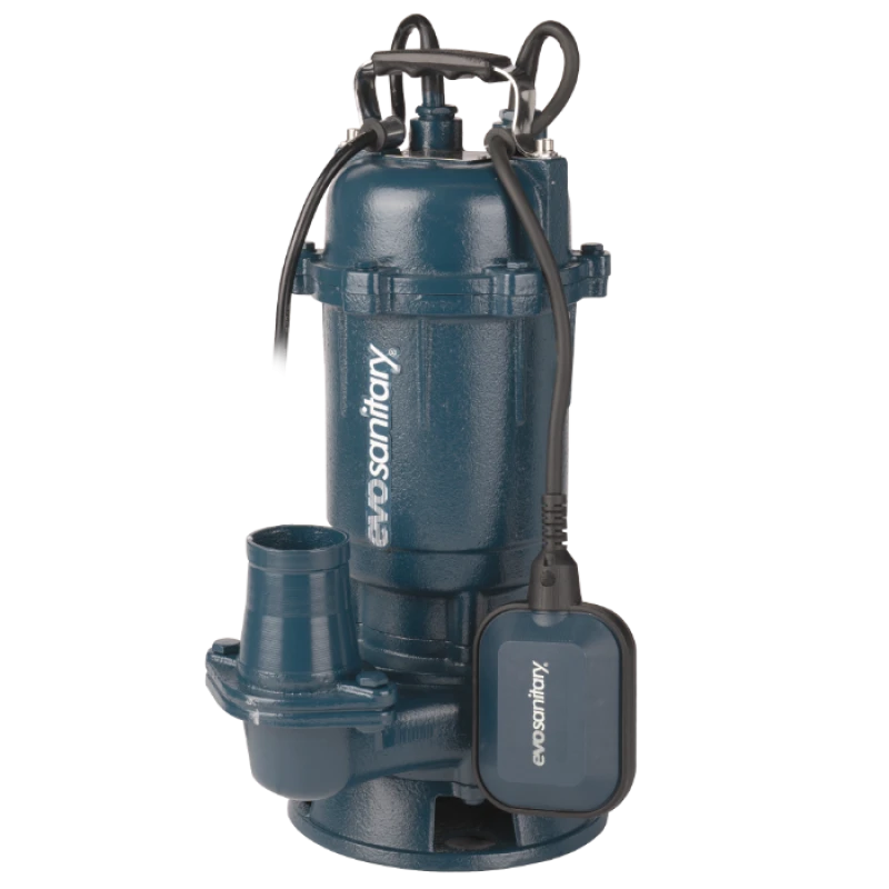 Pompa submersibila apa murdara EvoSanitary WQD10-7-0.55F, 550W, 270 L/min, tocator, IP68, 10 m