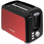 Prajitor de paine Heinner HTP-700BKRD, 750W, 2 felii, 7 niveluri rumenire, decongelare, reincalzire, negru/rosu