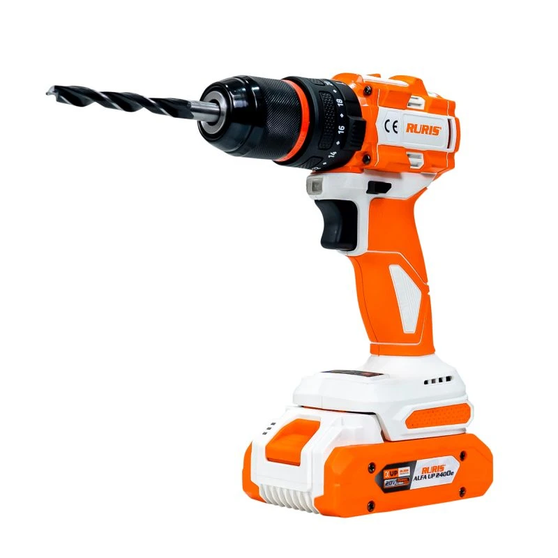 RURIS RMX 1360, Masina de gaurit, insurubat cu percutie pe acumulator
