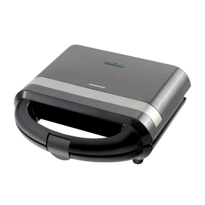 Sandwich maker Heinner SM-H700BK, 700W, 2 sandwich-uri, placi grill antiaderente, negru