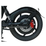 Scuter electric, Samus Chicago-18T800-48V26-Black, autonomie 90 km, motor 800 W, acumulator 48 V 26 Ah, viteza maxima de 25 km/h, conform reglementarilor UE, fara permis