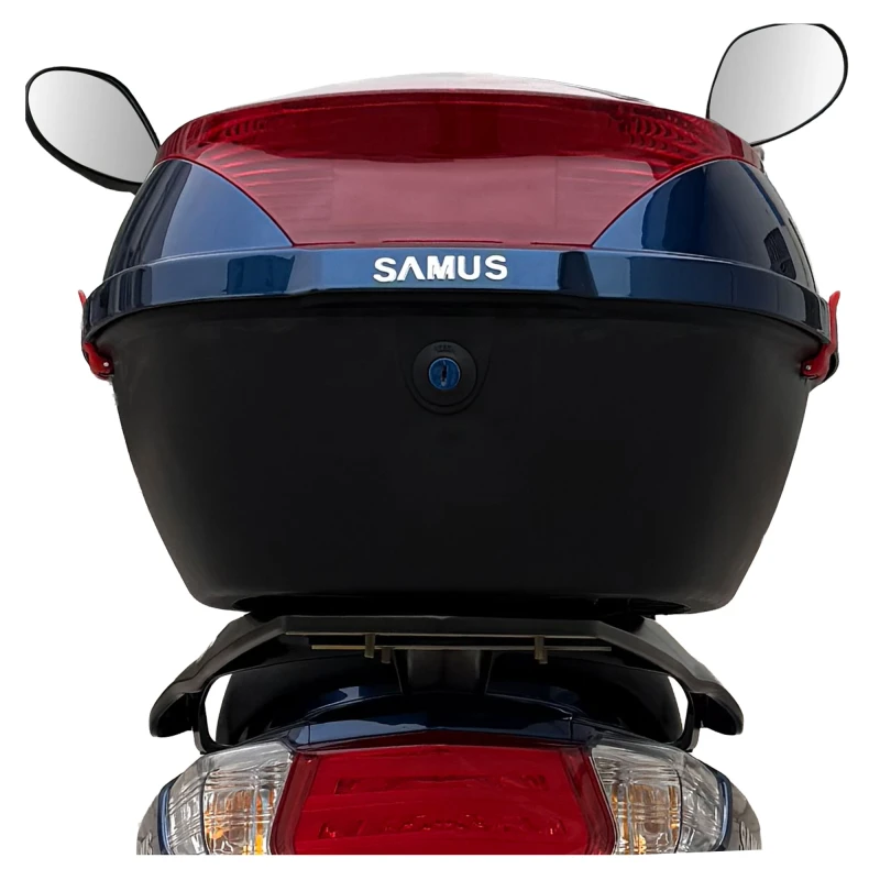 Scuter electric Samus Torino-25-12T2500-72V32-Blue, putere maxima 2500W, Autonomie 100 km, viteza maxima de 25 km/h, conform reglementarilor UE, fara permis