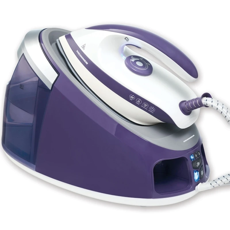 Statie de calcat Heinner HIS-D3006V, 3000W, 5.5 bar, rezervor 1.7L, talpa ceramica, abur ajustabil, violet